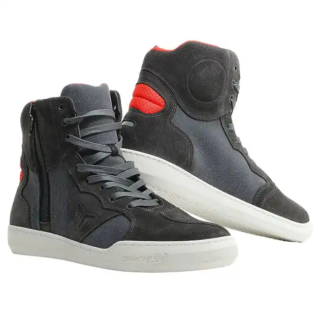 Dainese Metropolis Riding Shoes - Carbon/Fluro Red - 41 Weekend Sale