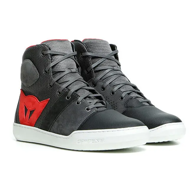 Authentic Dainese York Air Riding Shoes - Phantom/Red - 40