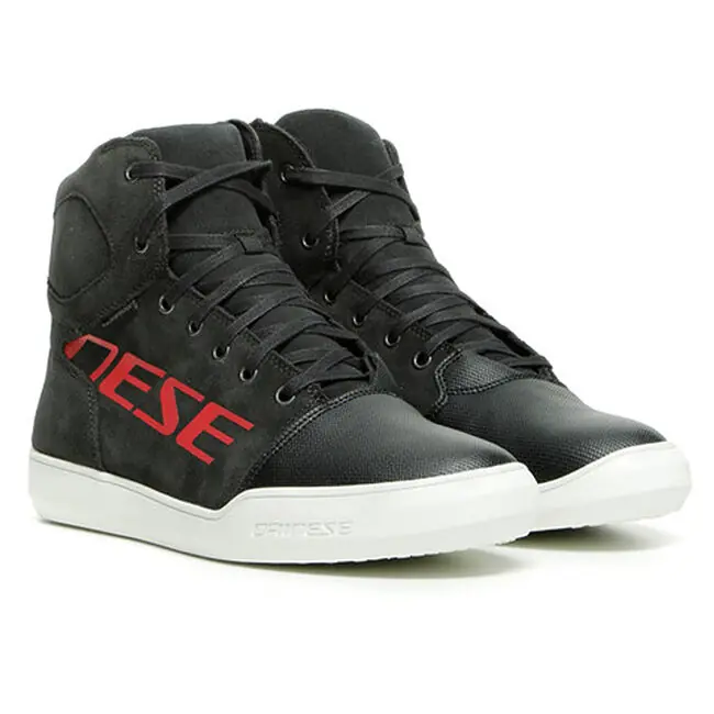 Dainese York D-Waterproof Riding Shoes - Dark Carbon/Red - 40 Hot Picks