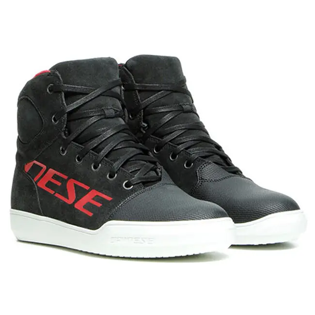 Dainese Ladies York D-Waterproof Riding Shoes - Dark Carbon/Red - 36 Special Offer