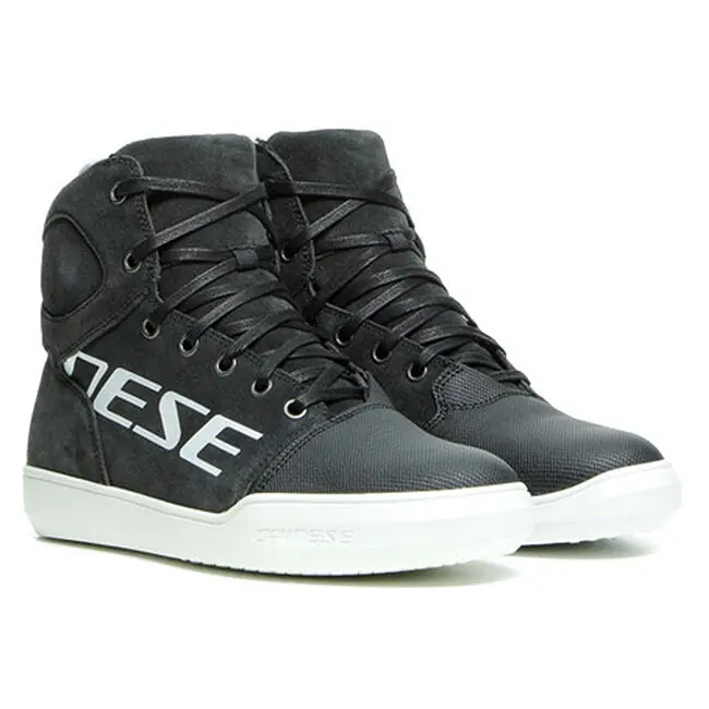 Trusted Brand Dainese Ladies York D-Waterproof Riding Shoes - Dark Carbon/White - 42