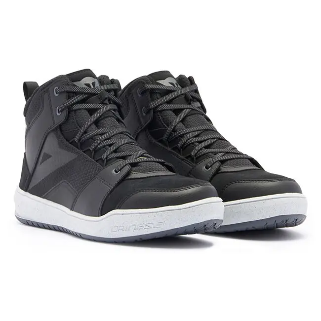 Dainese Suburb D-Waterproof Riding Shoes - Black/White/Iron Gate - 43 Price Drop
