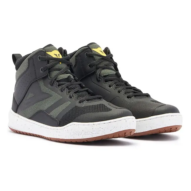 Dainese Suburb Air Shoes - Black/White/Army Green - 42 Budget