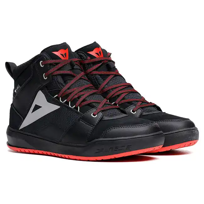 Dainese Suburb Zip D-Waterproof Riding Shoes - Black/Grey - 45 Next Day Delivery