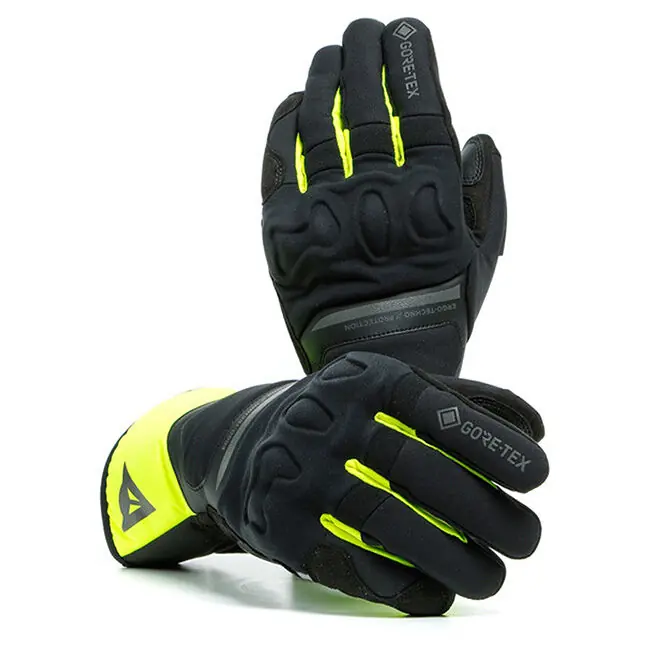 Editor鈥檚 Pick Dainese Nembo Gore-Tex Gloves - Black/Fluro Yellow - XS