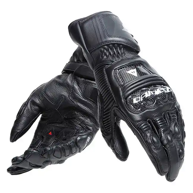 Buy Today Dainese Druid 4 Leather Gloves - Black/Black/Charcoal Grey - XXL