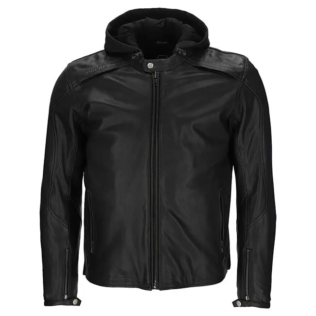 Argon Realm Vintage Leather Jacket - Black - 50 Money Back Guarantee