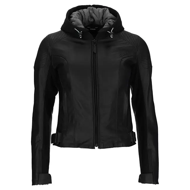 Argon Ladies Impulse Non-Perforated Leather Jacket - Black - 6 While Supplies Last
