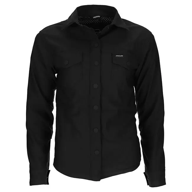 Argon Ladies Cleaver Kevlar Riding Shirt - Black - 6 Direct From Factory