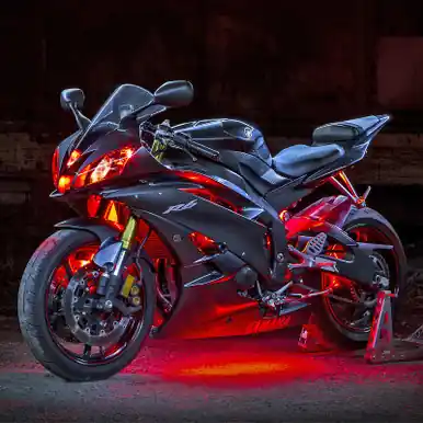 XK Glow XK034001-R - Red Led Strip 10pc Kit No Minimum Order