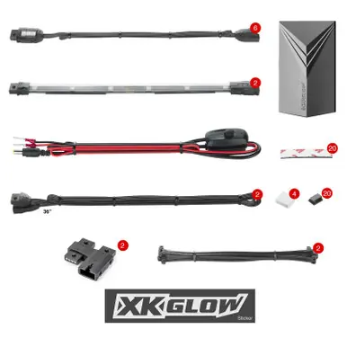 XK Glow XK034015 - 8pc 7 Color Remote Special Discount