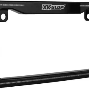 XK Glow XK034018-B - License Plate Frame Light With Turn Signal Black Don’t Miss Out