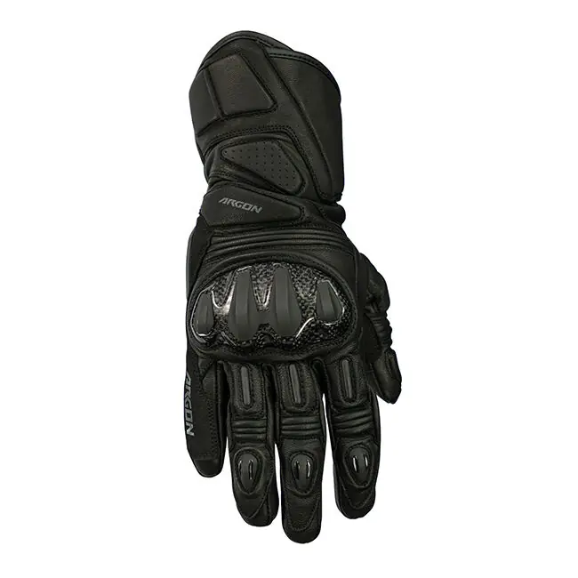 Argon Duty Leather Road Gloves - Black - M Next Day Delivery