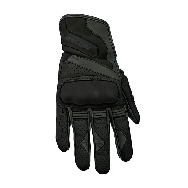 Argon Charge Leather Road Gloves - Black - S Handmade