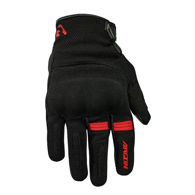 Factory Price Argon Swift Textile Road Gloves - Black/Red - S
