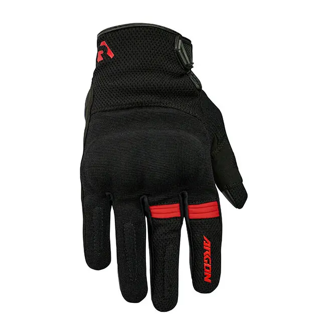 Authentic Argon Ladies Swift Textile Road Gloves - Black/Red - S