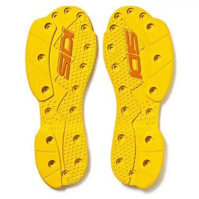 High Quality Sidi Crossfire SRS Supermoto Soles - Yellow/Orange - 43-44