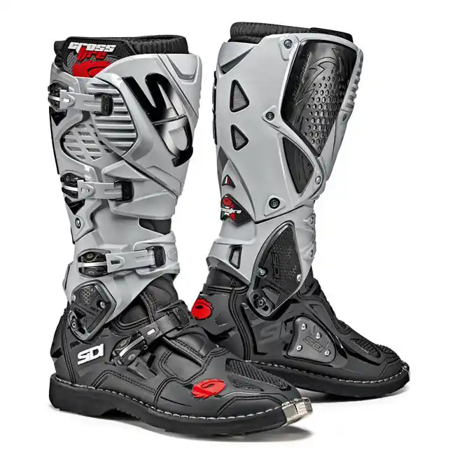 Sidi Crossfire 3 MX Boots - Black/Ash - 45 Latest