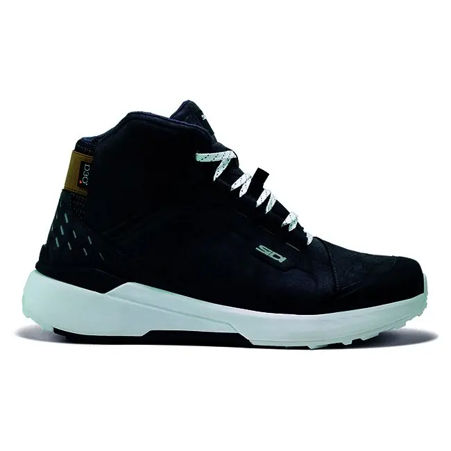 Sidi Nucleus Waterproof Suede Ride Shoes - Black/White - 41 Discount