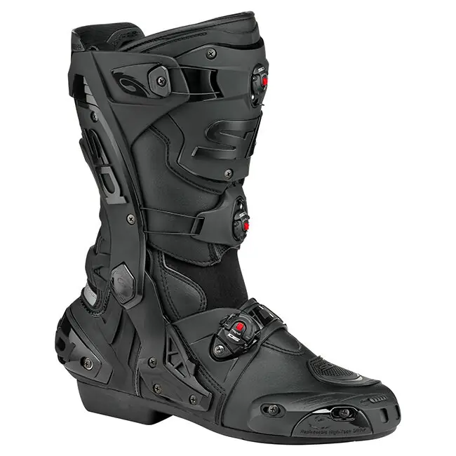 Genuine Sidi Rex Road Boots - Black/Black - 42