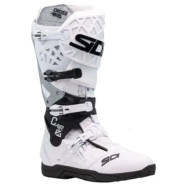 Worldwide Shipping Sidi Crossair X MX Boots - White/Black - 42