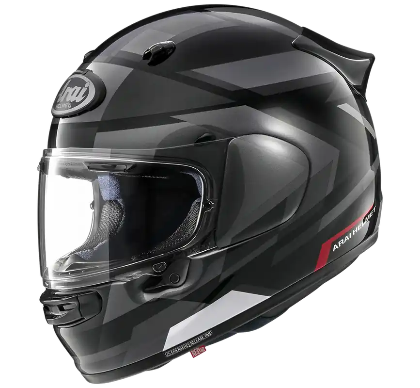 High Quality Arai Quantic Mosaic Full Face Helmet - Black - XS