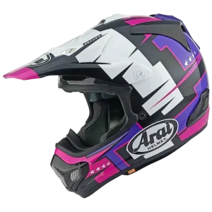 Arai MX-V Evo Battle MX Helmet - Purple - S Warranty Included