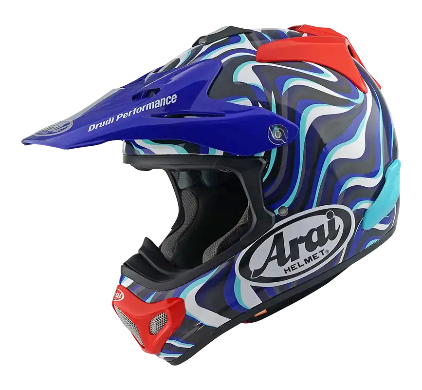 Authentic Arai MX-V Evo Stream MX Helmet - Blue - S