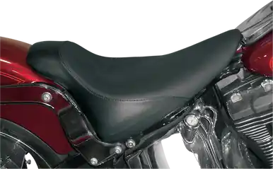 Free Returns Danny Gray 19-303A - Buttcrack Solo Seat - Black - FLST '84-'99