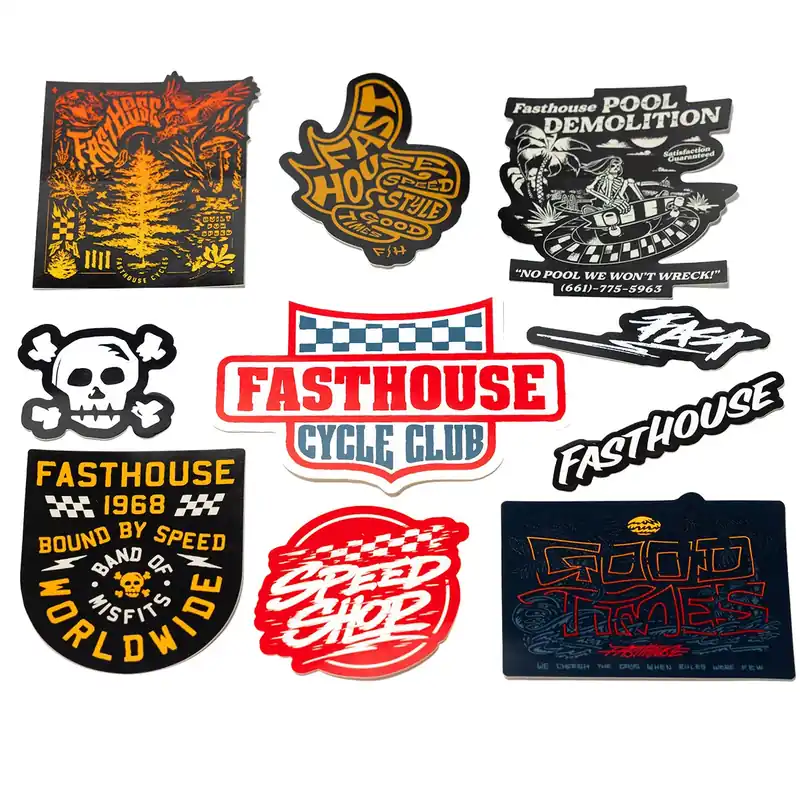 Bargain Fasthouse Spring 25 Decal - 10 Pack