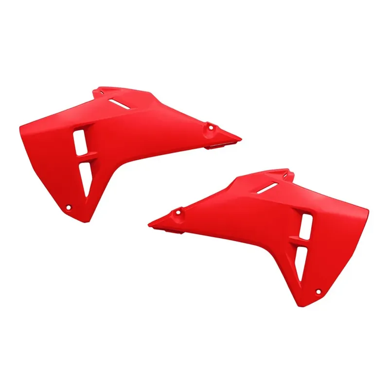 Top Pick UFO Honda Radiator Covers - CRF250R/RX 22-24 CRF450R/RX 21-24 - Red CR-CRF 00-25
