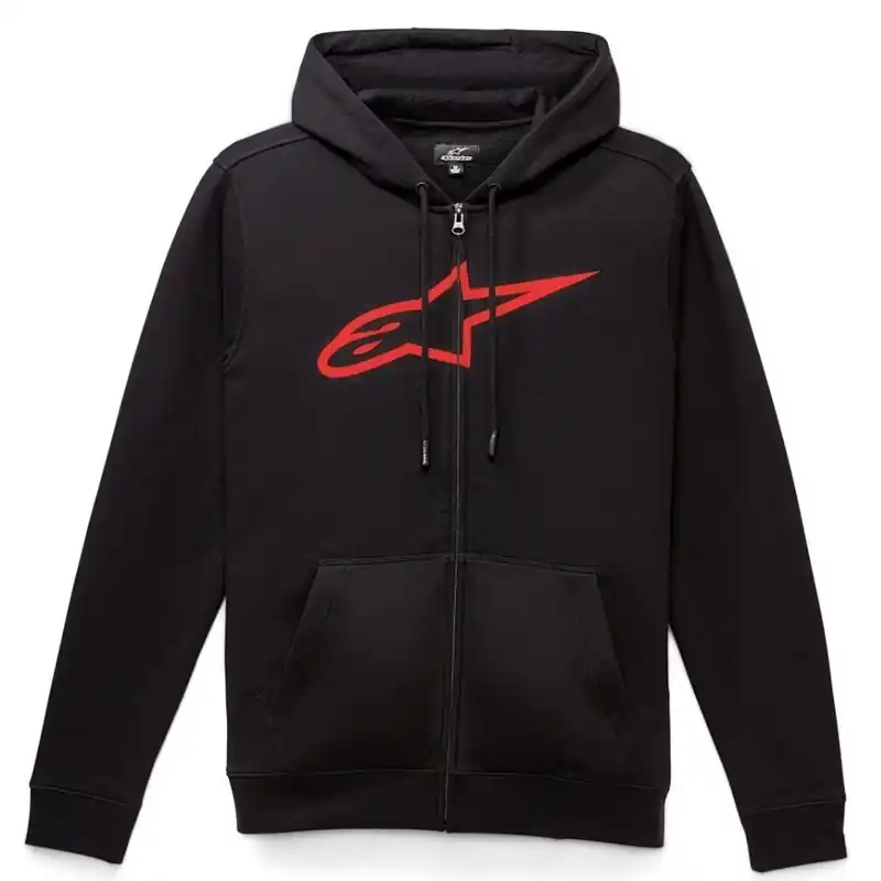 Alpinestars Ageless II Zip Hoodie - Black/Red - S Budget