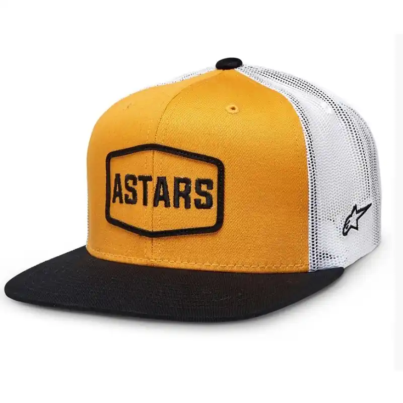 Alpinestars Framed Trucker Hat- Gold/Black/White - OS Affordable
