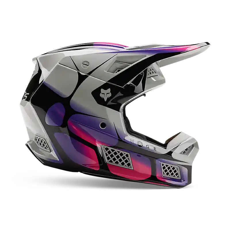 Fox V3 Rs Syz Helmet - Light Grey - M Special Offer