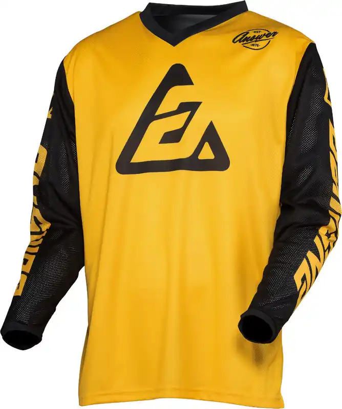 Answer Akron Bold Jersey - Yellow/Black - L Buy Today