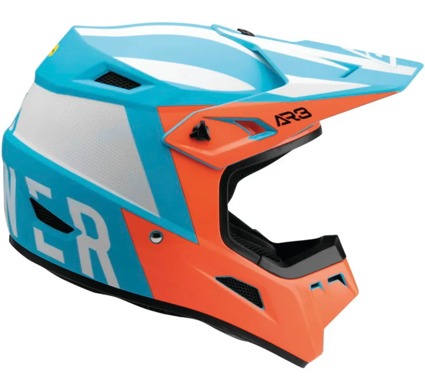 Best Seller Answer AR-3 Phantom Helmet - Flo Red/Astana - S