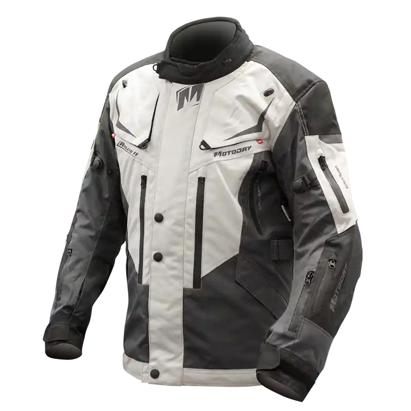 Worldwide Shipping MotoDry Rallye 2 Jacket - Grey/Black - S