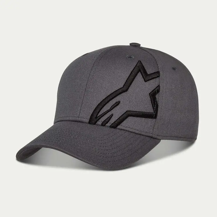 Alpinestars Corp Shift 2 Curved Bill FlexFit Hat - Dark Heather/Black - S/M Popular