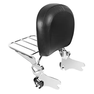 Handmade Hogworkz Chrome Detachable Harley Touring '97-'08 Sissy Bar / Luggage Rack