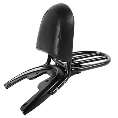Special Discount Hogworkz Harley V-Rod '02-'06 Black Sissy Bar Backrest / Luggage Rack