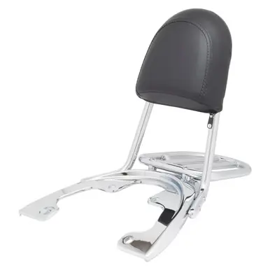 Hogworkz Harley V-Rod '07-'11 Chrome Sissy Bar Backrest / Luggage Rack Limited Time