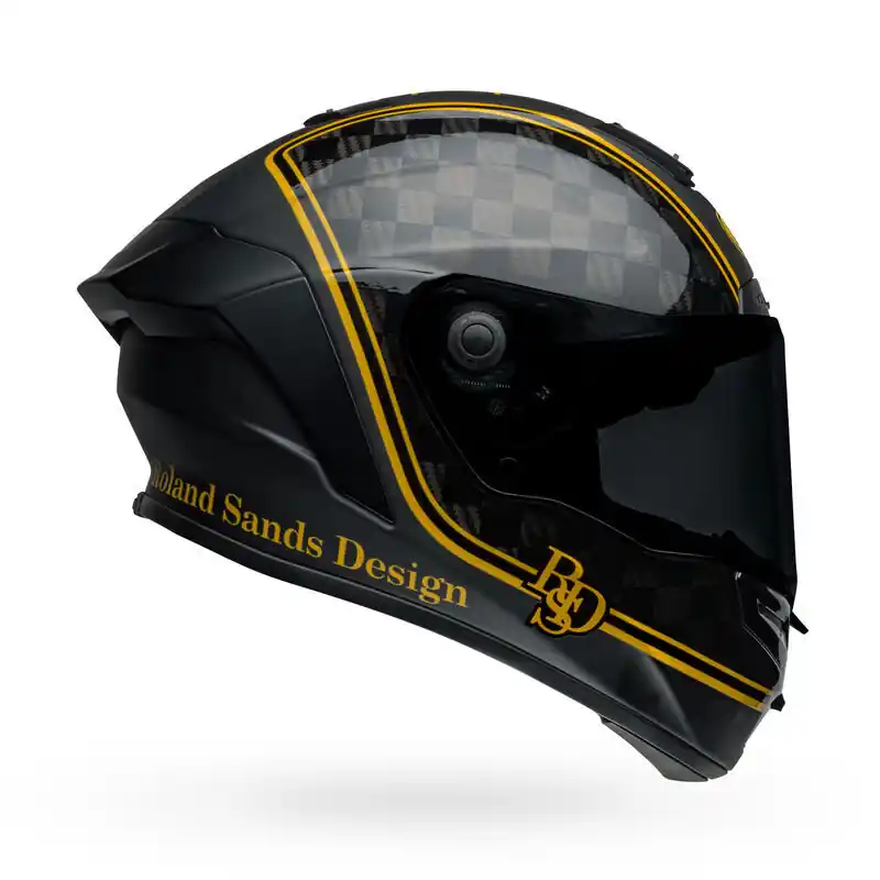 Bell Race Star DLX Flex RSD Player Helmet - Matte/Gloss Black/Gold - L Fast Shipping