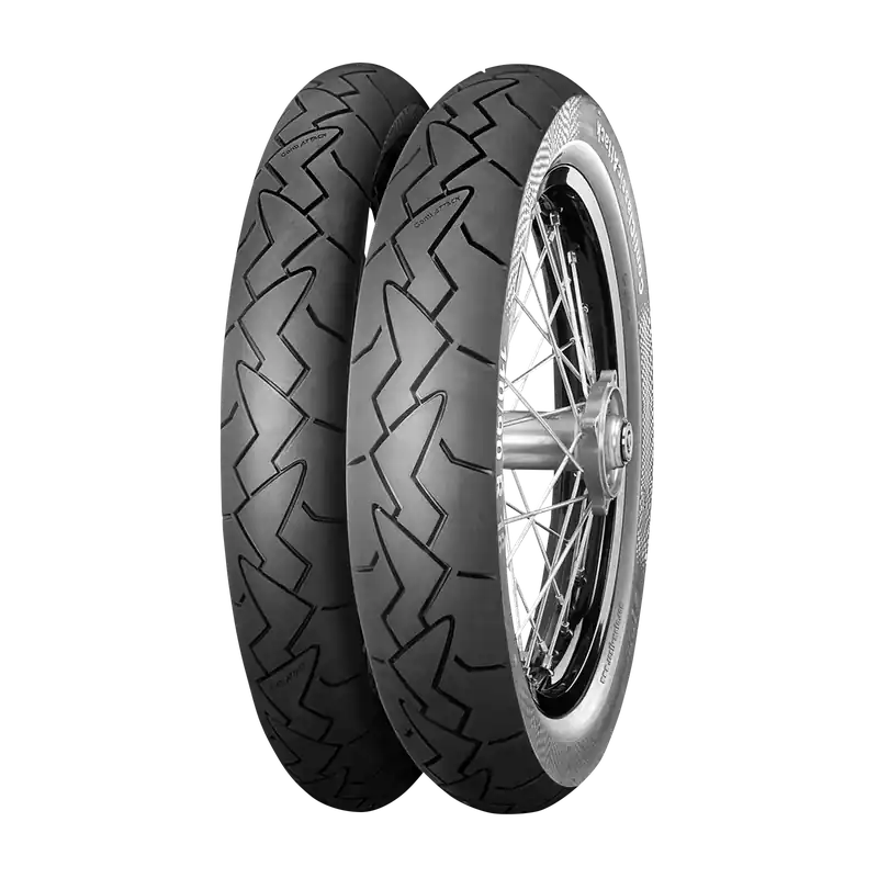 Top Rated Continental ContiClassic Attack Rear Tyre - 120/90VR18 - [65V] - TL