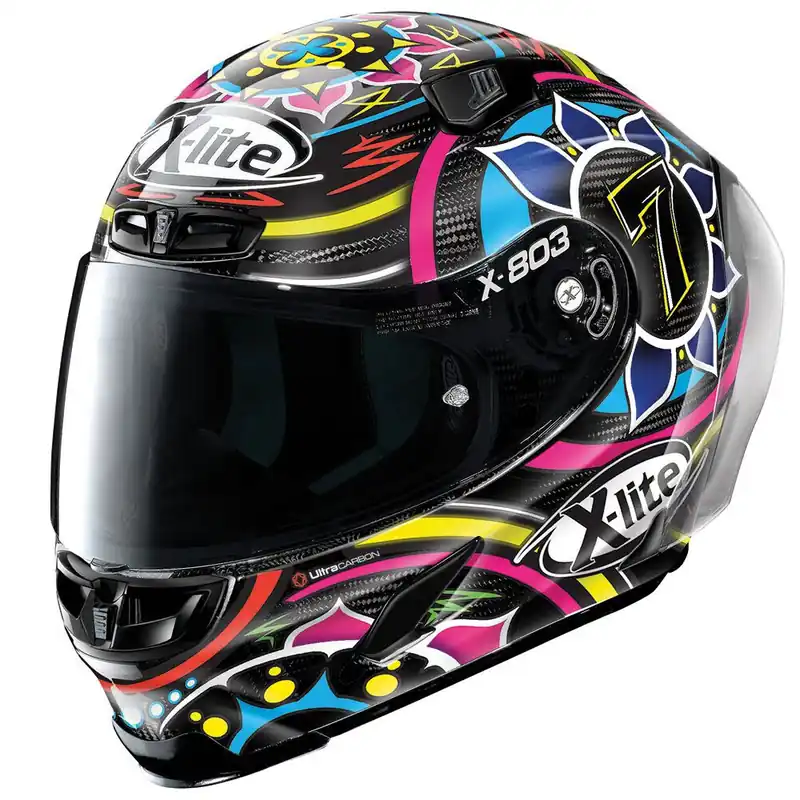 Viral X-Lite X-803RS Ultra Carbon Chaz Davies Replica Helmet - Multi - M