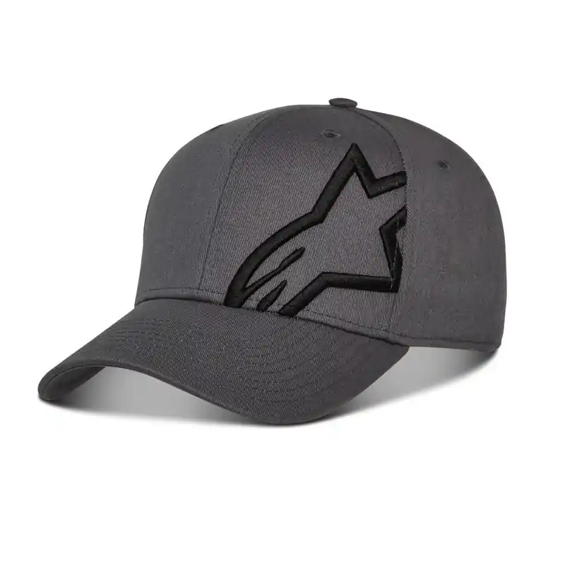 Alpinestars Corp Snap 2 Hat - Charcoal/Black - OS Don鈥檛 Miss Out