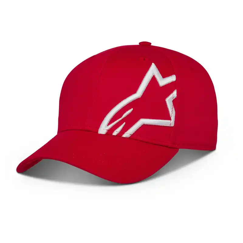 Alpinestars Corp Snap 2 Hat - Red/White - OS Top Pick