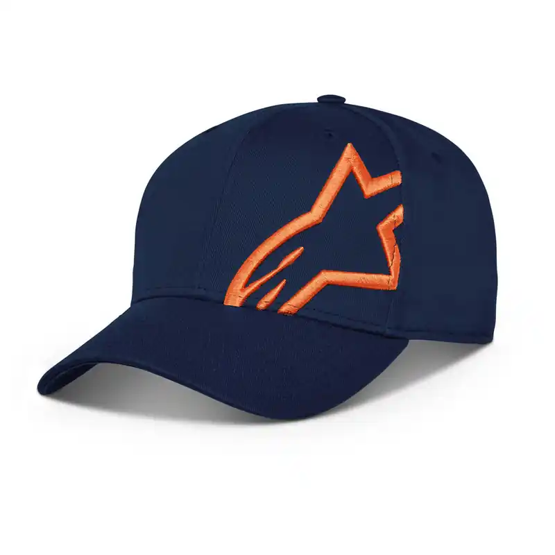 Alpinestars Corp Snap 2 Hat - Navy/Orange - OS In Demand