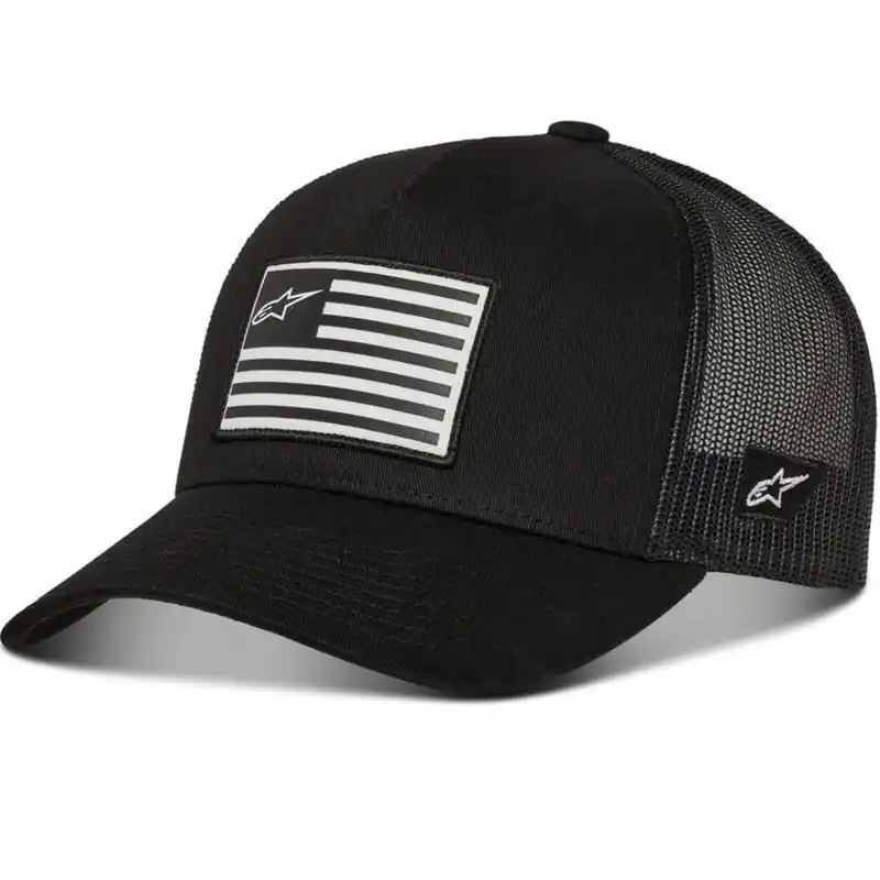 Holiday Sale Alpinestars Flag Snapback Hat - Black - OS