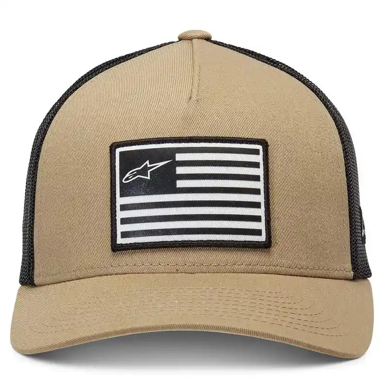 Secure Checkout Alpinestars Flag Snapback Hat - Sand/Black - OS