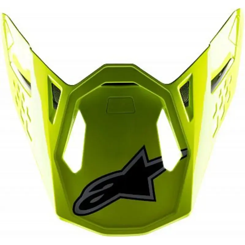 Budget Alpinestars Visor for SM8 Factory - Black/Fluro Yellow/Blue - OS